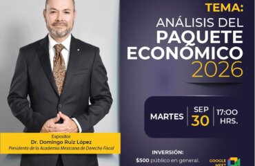Análisis del paquete económico 2026 Derecho fiscal